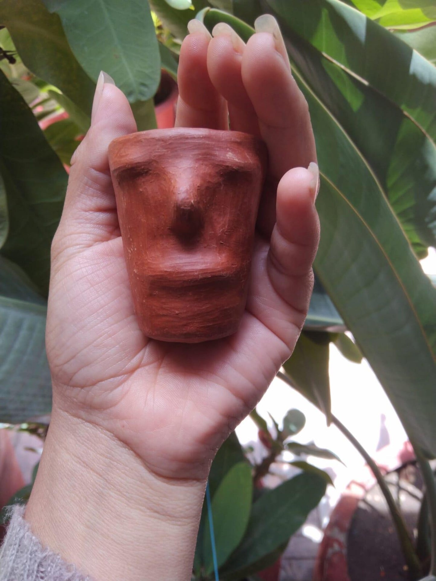Juego de Vasos de Mezcal de Barro Rojo – San Marcos Tlapazola