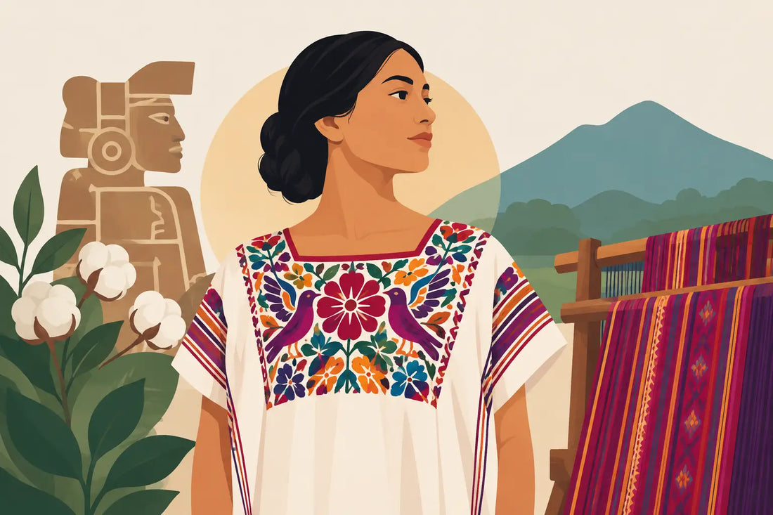 Origen del huipil: historia de un textil vivo