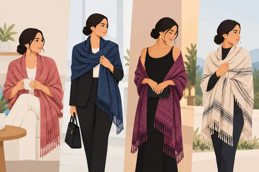 Usar rebozo elegante para cada ocasión