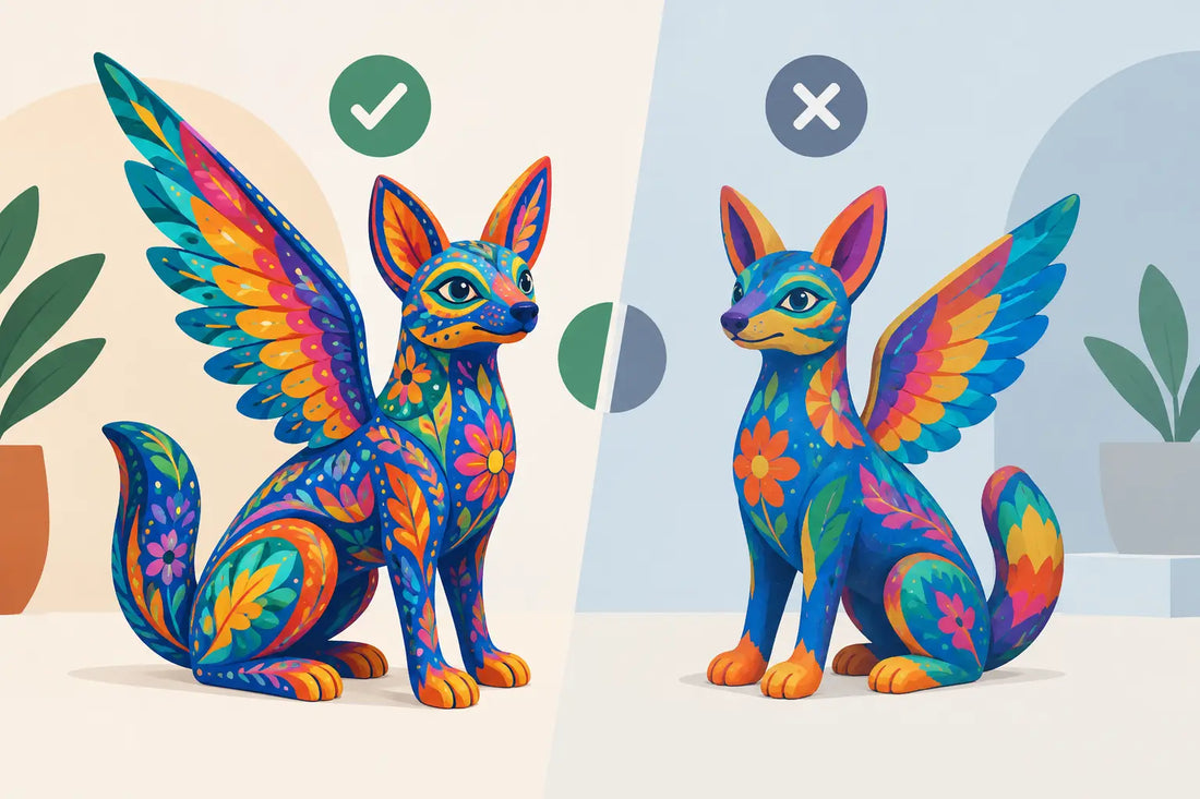 Alebrije original vs imitación: 7 claves
