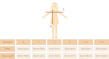 Vestido de Bebé Beige con Bordado de Catarinas – Hecho a Mano en Oaxaca – 100% Manta Prelavada