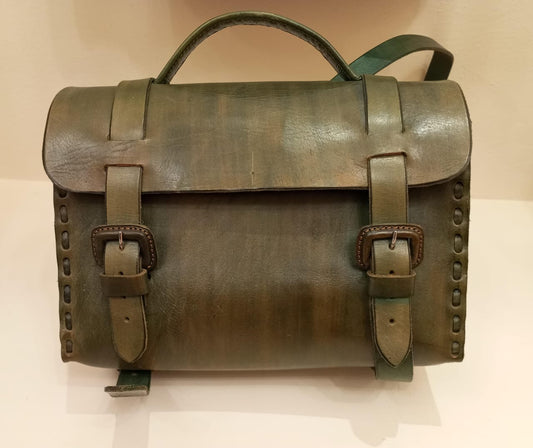 Mochila Escolar de Cuero