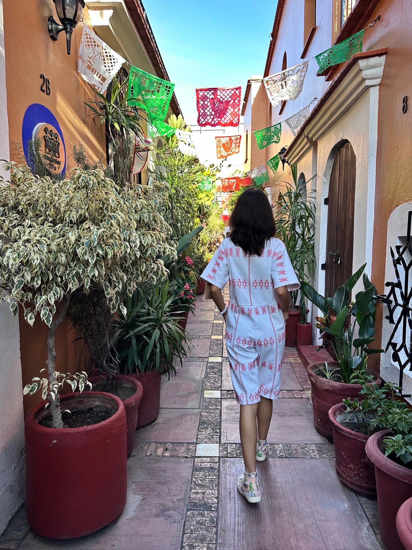 Jumpsuit hecho en telar de cintura- Pieza Artesanal Única