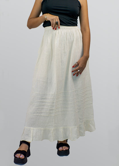 Long Blanket Skirt Hand Dyed in Oaxaca: Authenticity and Versatility