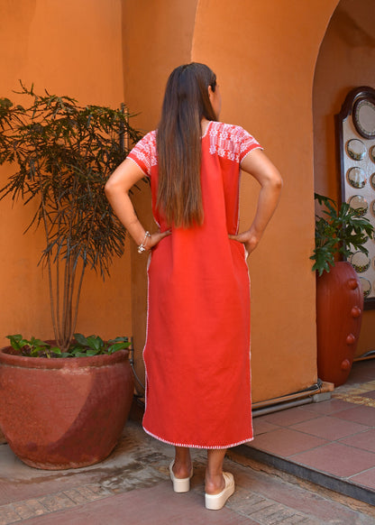 Mexican dress, huipil loom, Oaxacan dress, hippie dress, boho mini dress, long dress, beach kaftan, bohemian, bohemian dress, mini kaftan