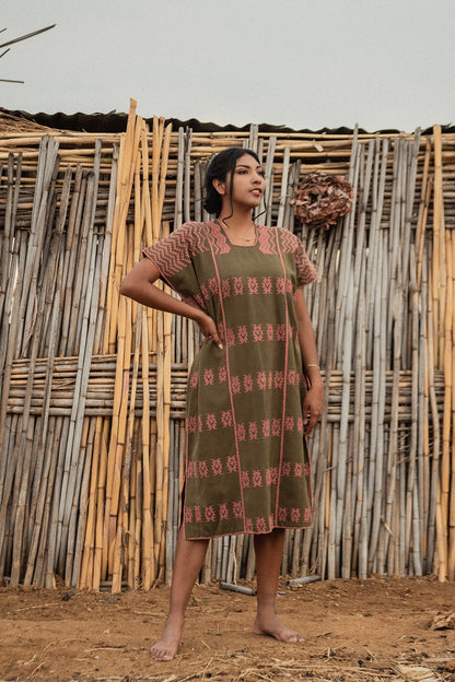Mexican dress, huipil loom, Oaxacan dress, hippie dress, long boho dress, long dress, beach kaftan, bohemian, bohemian dress