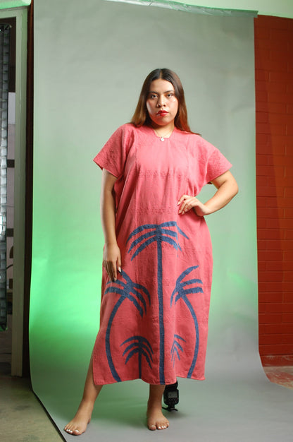 Mexican dress, huipil loom, Oaxacan dress, hippie dress, long boho dress, long dress, beach kaftan, bohemian, bohemian dress