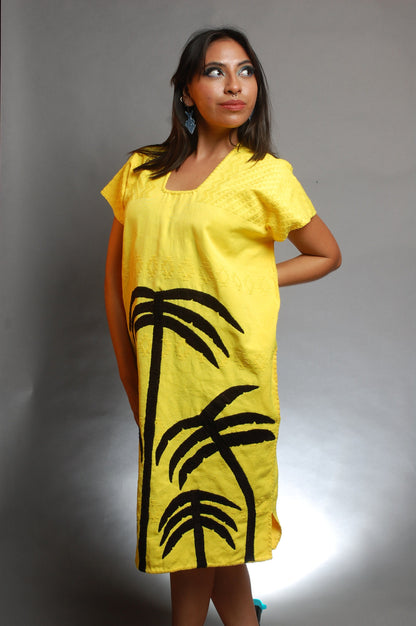 Mexican dress, huipil loom, Oaxacan dress, hippie dress, boho mini dress, long dress, beach kaftan, bohemian, bohemian dress, mini kaftan